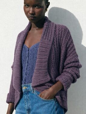 Luxury Bespoke Chunky Knit Shrug Sweater